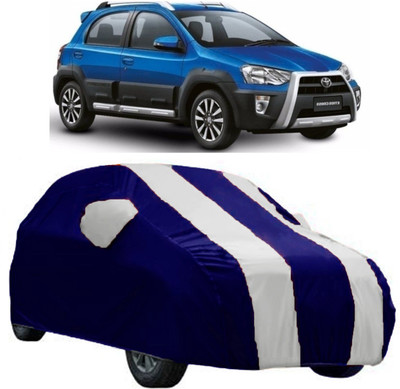 AutoRock Car Cover For Toyota Etios Cross (With Mirror Pockets)(White)