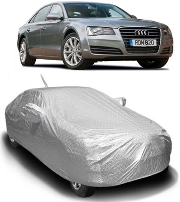 MoTRoX Car Cover For Audi S8 (With Mirror Pockets)(Silver)