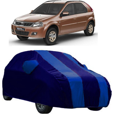 AutoKick Car Cover For Mahindra Verito Vibe (With Mirror Pockets)(Blue)