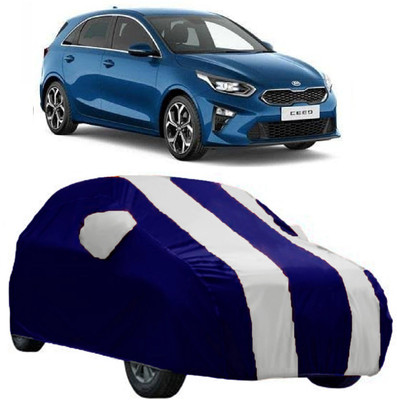 AutoKick Car Cover For Kia ceed (With Mirror Pockets)(White)