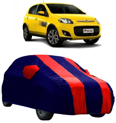 AutoKick Car Cover For Fiat Palio (With Mirror Pockets)(Red)