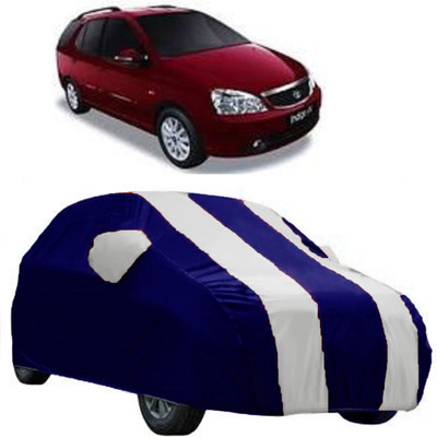 AutoRock Car Cover For Tata Indigo XL (With Mirror Pockets)(White)