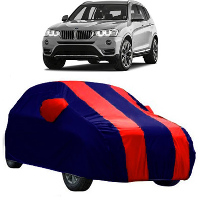 AutoKick Car Cover For BMW X3 (With Mirror Pockets)(Red)