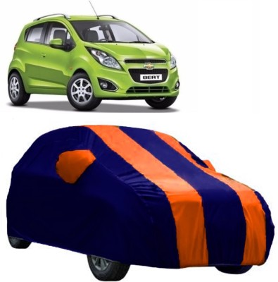 Ascension Car Cover For Chevrolet Beat (With Mirror Pockets)(Orange)