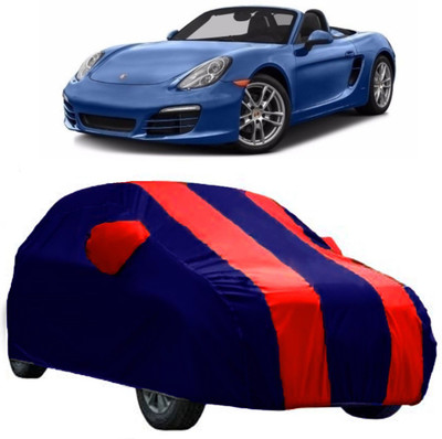 CRONEX Car Cover For Porsche Boxster (With Mirror Pockets)(Red, Blue)