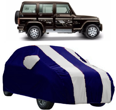AutoRock Car Cover For Mahindra Bolero (With Mirror Pockets)(White)