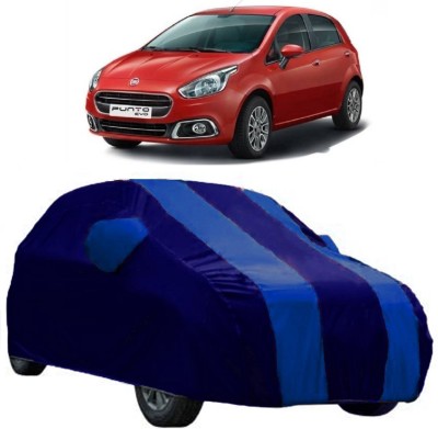 Elegance Car Cover For Fiat Punto Evo (With Mirror Pockets)(Blue)