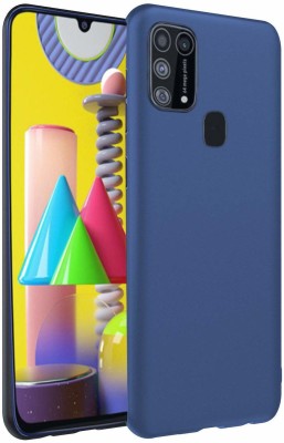 Aboron Back Cover for Back Cover Case, SAMSUNG GALAXY M31, candy cover(Blue, Shock Proof, Silicon, Pack of: 1)