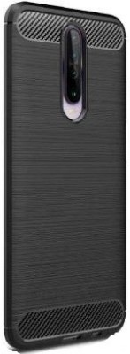 Bodoma Back Cover for Xiaomi Poco X2(Black, Grip Case, Silicon, Pack of: 1)