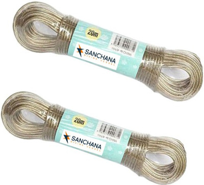 Sanchana Nylon Retractable Clothesline(20 m)