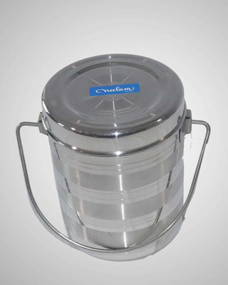 NEELAM Steel Milk Container  - 2600 ml(Silver)