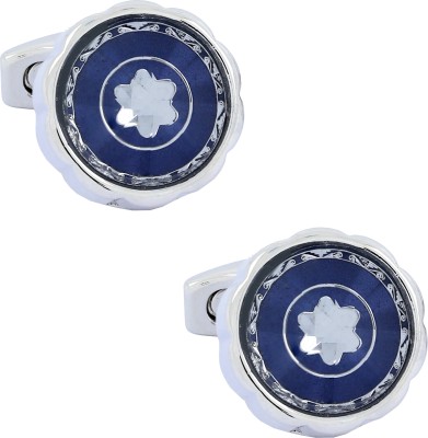 ZIVOM Brass Cufflink Set(Blue)