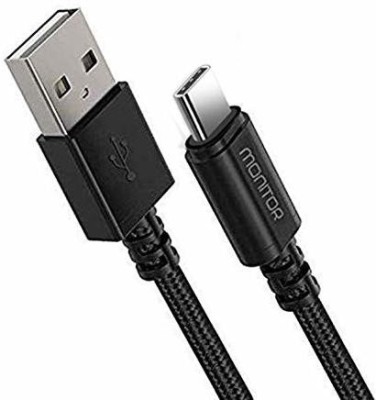 CZARTECH USB Type C Cable 2 A 1.5 m M4315(Compatible with All Phones With Type C Port, Tablets, Black, One Cable)