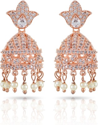 Charms Stylish Party Wear Collection Alloy Jhumki Earring
