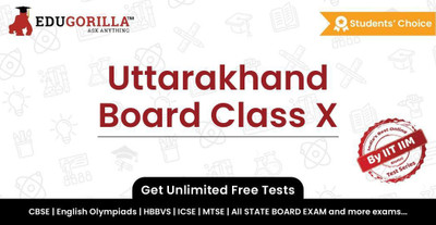 EduGorilla Uttarakhand Board Class X(Online Test Series)