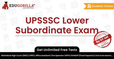 EduGorilla UPSSSC Lower Subordinate Exam(Online Test Series)