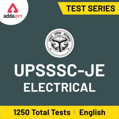 Adda247 UPSSSC-JE (Electrical Engineering) 2020 Online Test Series(Activation Key)