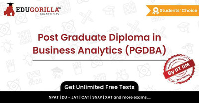 EduGorilla Post Graduate Diploma in Business Analytics (PGDBA)(Online Test Series)