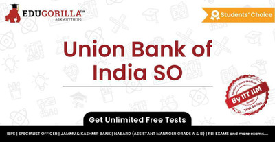EduGorilla Union Bank of India SO(Online Test Series)