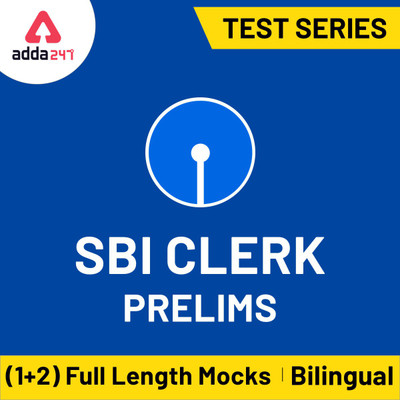 Adda247 SBI Clerk Prelims (Memory Based) Online Test Series(Activation Key)
