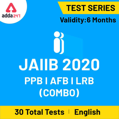 Adda247 JAIIB Paper I, II & III 2020 Online Test Series(Activation Key)