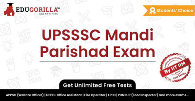 EduGorilla UPSSSC Mandi Parishad Exam(Online Test Series)