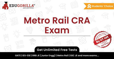 EduGorilla Metro Rail CRA Exam(Online Test Series)
