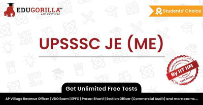 EduGorilla UPSSSC JE (ME)(Online Test Series)