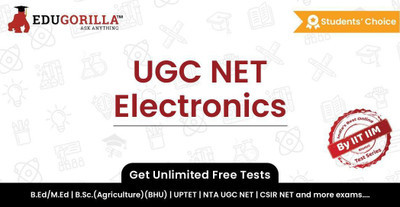 EduGorilla UGC NET Electronics(Online Test Series)
