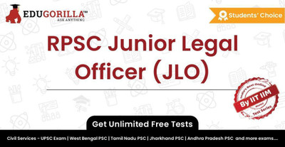EduGorilla RPSC Junior Legal Officer (JLO)(Online Test Series)