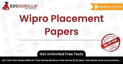 EduGorilla Wipro Placement Papers(Online Test Series)