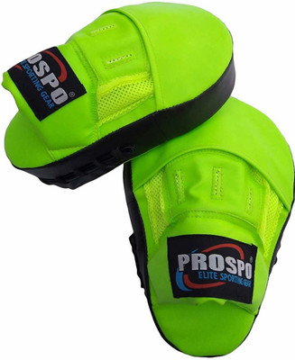 PROSPO FLOGLOW NEON Focus PAD for Karate Curved Focus Pad(Green)