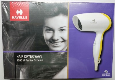 Havells 1200W Hair Dryer (1200 W, YELLOW WHITE)