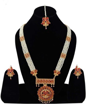 Sublime W Alloy Red, Gold, White Jewellery Set(Pack of 1)