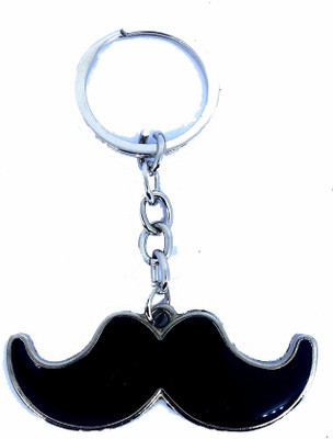 Fancy Store Stainless Steel Moustache Key Chain Key Chain