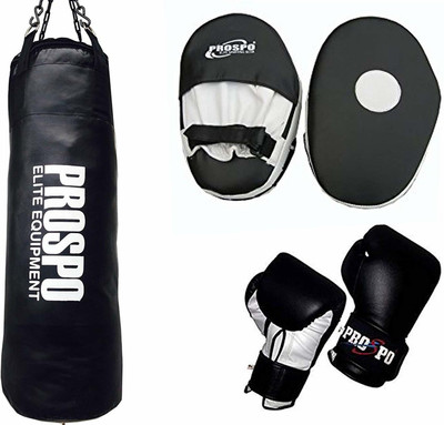 PROSPO Strong SRF Punching Bag With Focus Pad Straight And Boxing Gloves Boxing Kit