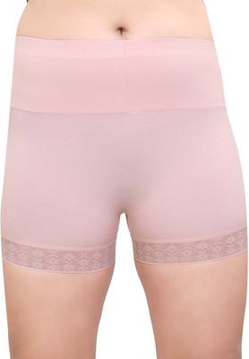 PLUMBURY Women Boy Short Pink Panty(Pack of 1)