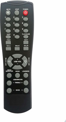 LipiWorld HT5 Home Theater System Compatible for Home Theater USB MMC FM CEMEX Remote Controller(Black)