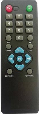 LipiWorld MMS3535F/94 Multimedia System Remote Philips Remote Controller  (Black)