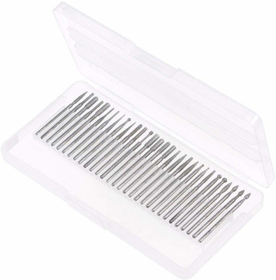 DIY Crafts Diamond Mounted Point Set 2.35 mm Shank Grinding Rotary Bit Set(30 Bits)