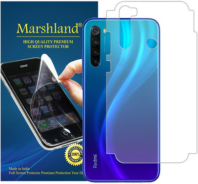 MARSHLAND Back Screen Guard for Redmi note 8 3D Side coverage TPU(Pack of 1)