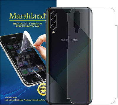 MARSHLAND Back Screen Guard for Samsung Galaxy A70/ A70s�Side Coverage, 3D Side coverage TPU(Pack of 1)