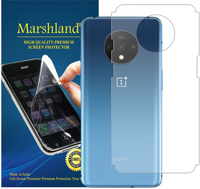 MARSHLAND Back Screen Guard for Oneplus 7T, 3D Side coverage TPU(Pack of 1)