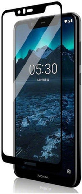 Gorilion Edge To Edge Tempered Glass for Nokia 5.1 Plus(Pack of 1)