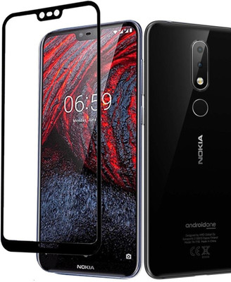 Gorilion Edge To Edge Tempered Glass for Nokia 6.1 Plus(Pack of 1)