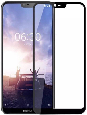 Gorilion Edge To Edge Tempered Glass for Nokia 6.1 Plus(Pack of 1)