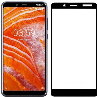 Gorilion Edge To Edge Tempered Glass for Nokia 3.1 Plus(Pack of 1)