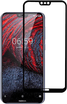 Gorilion Edge To Edge Tempered Glass for Nokia 6.1 Plus(Pack of 1)