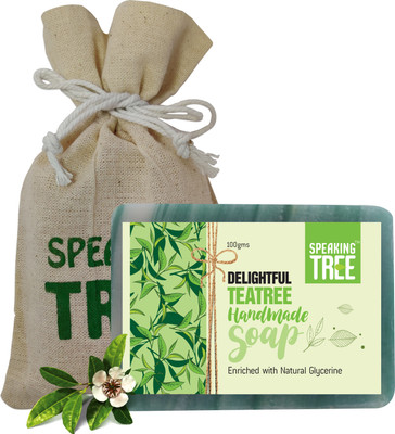 Speaking tree Delightful TeaTree Handmade Soap - 100gms(100 g)