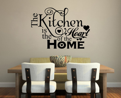 VCREATE DECOR 58 cm Kitchen Removable Sticker(Pack of 1)